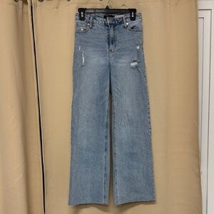 BCBGeneration High-Rise Wide-Leg Light Blue Jeans Size 3 / 26